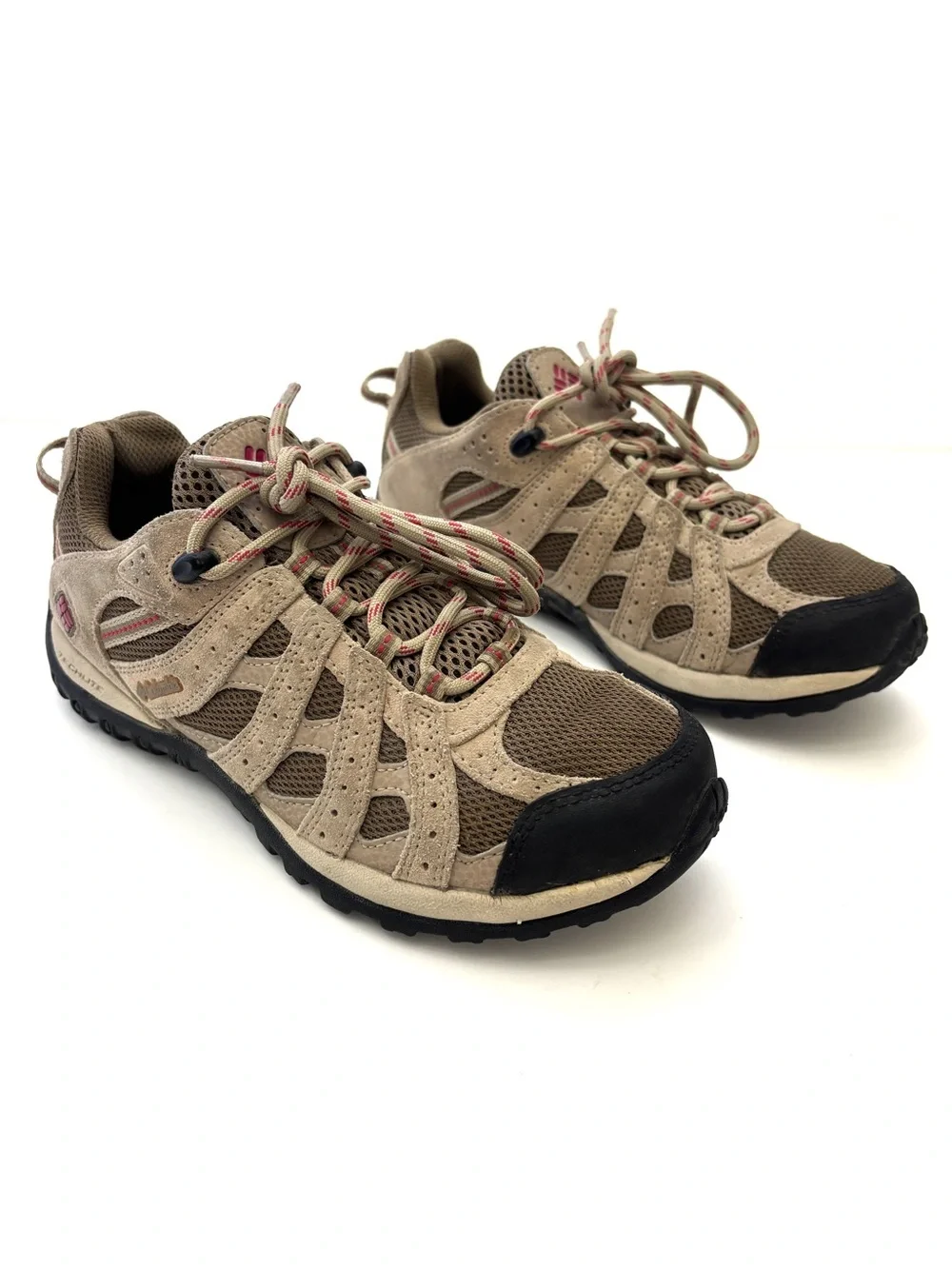 Columbia  Women's Beige/Pebble Tan Redmond Low Hiking/Trail Sneaker Sz 6
